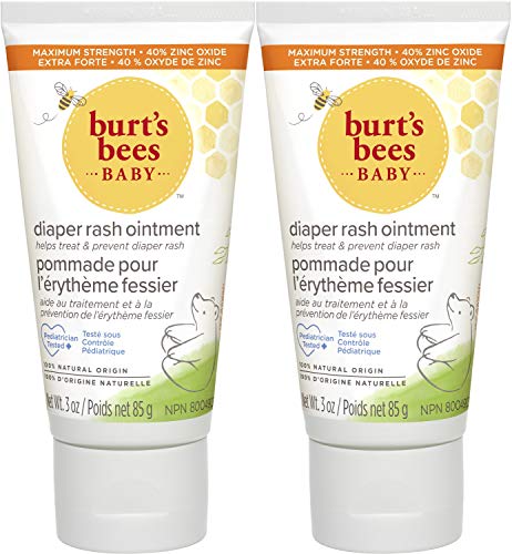 Book Cover Burt's Bees Baby Diaper Rash Cream, Lavender & Shea Butter Moistures & Calms Skin, for Fast Relief, Plant Based Formula, Pediatrician Tested, 3 Oz (Pack of 2)