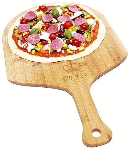 Pizza Royale Ethically Sourced Premium Natural Bamboo Pizza Peel, 19.6 Inch x 12 Inch