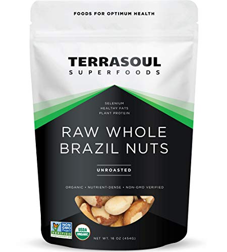 Book Cover Terrasoul Superfoods Organic Brazil Nuts, 1 Lb - Raw | Unsalted | Rich in Selenium