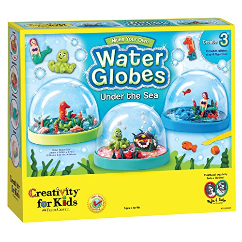 Book Cover Creativity for Kids Make Your Own Water Globes - Under The Sea Snow Globes
