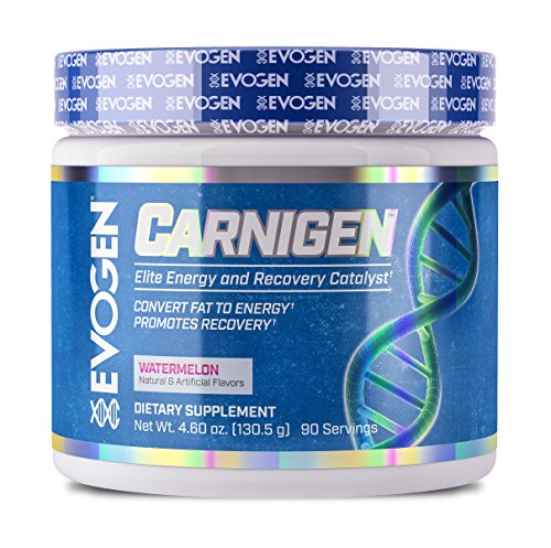 Evogen Carnigen 90 Servings Weight Loss Powder, Watermelon, 4.44 Ounce
