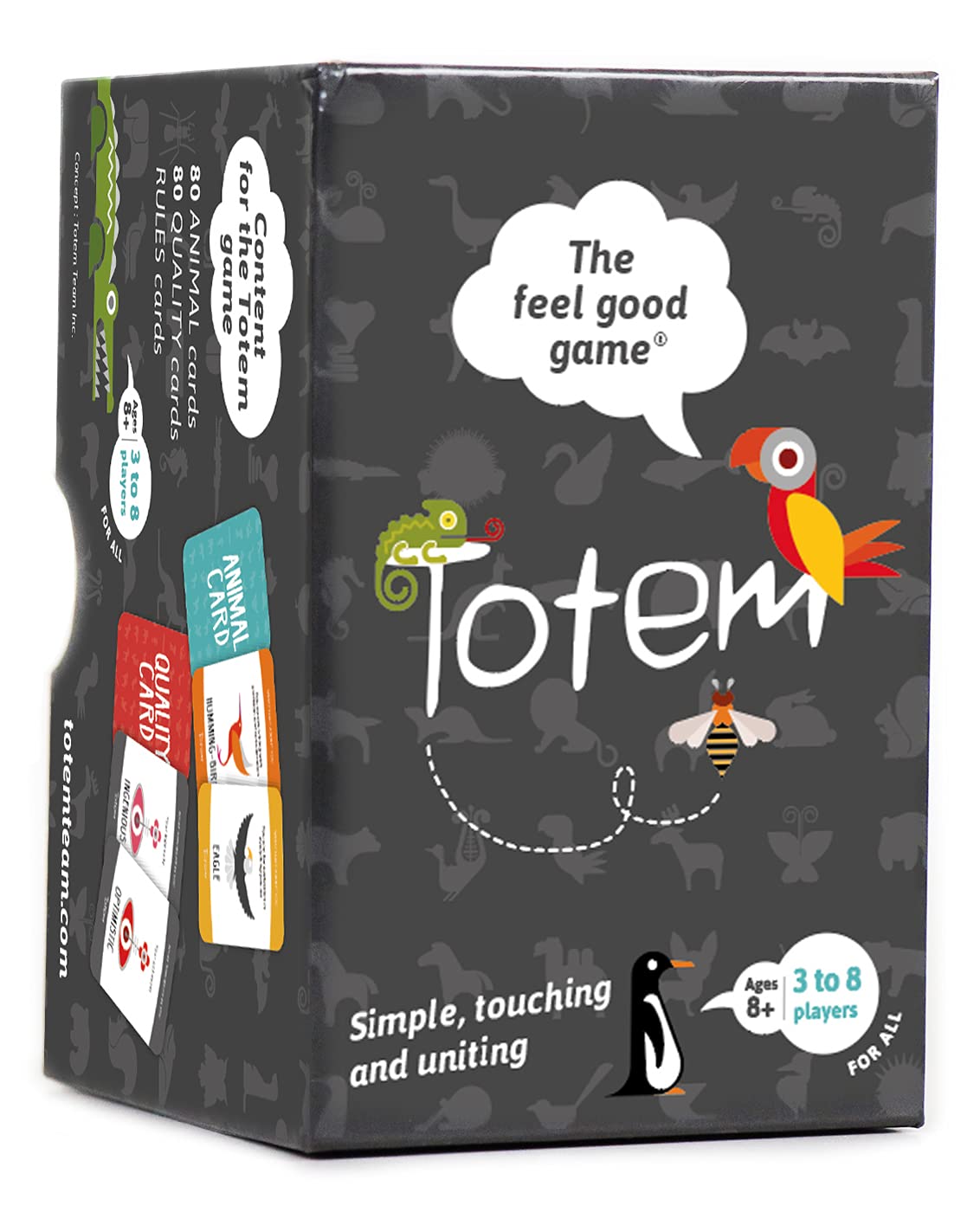 Book Cover Totem the feel good game, Self-Esteem Game for Team Building, School, Family Game Night | Social Emotional Learning Activities | Counseling and Therapy Games for Kids, Teens, Adults | Therapy Toys