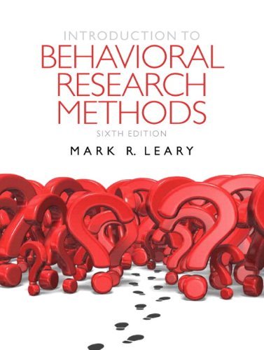 Introduction to Behavioral Research Methods Plus MySearchLab with Etext -- Access Card Package by Mark R. Leary (26-Aug-2011) Hardcover