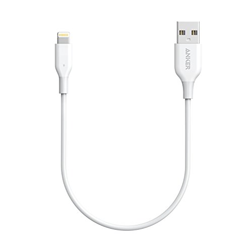 Book Cover Anker Powerline 1ft Lightning Cable, MFi Certified for iPhone Xs/XS Max/XR/X / 8/8 Plus 7/7 Plus / 6/6 Plus / 5S (White)