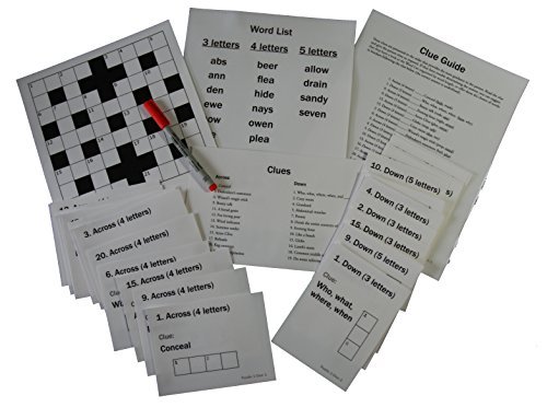 Keeping Busy Sequenced Crossword Dementia and Alzheimer's Puzzle Engaging Activities/Puzzles/Games for Older Adults