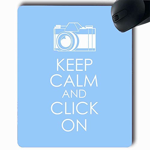 Decorative Mouse Pad keep calm Support Wired Wireless Mouse For Women