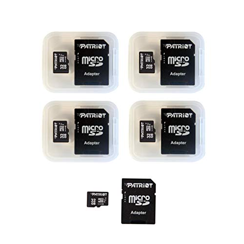 Book Cover Patriot LX Series 32GB Micro SDHC - Class 10 UHS-I - 5 Pack (PSF32GMCSDHC5PK)