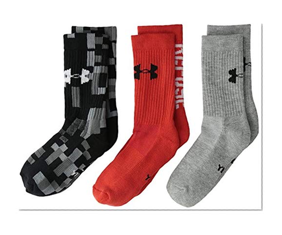 Under Armour Boys Next Logo Crew Socks