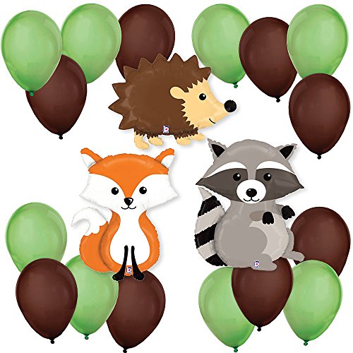 Big Dot of Happiness Woodland Creatures - Baby Shower or Birthday Party Balloon Kits (Original Version)