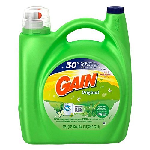 Gain Liquid Detergent with Original Scent, 146 Loads, 225-Ounce