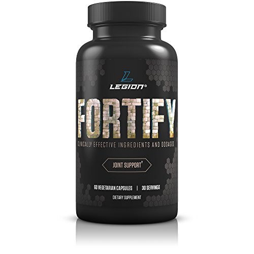 Book Cover Legion Fortify Joint Pain Supplement - Best Natural Remedy for Anti Inflammation and Improving Joint Mobility. Reduces Stiffness in Jaw, Facet, SI, Hands, Finger, Toe, Hip, Knee & Back. 30 Servings