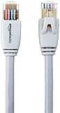 Amazon Basics RJ45 Cat7 Network Ethernet Patch Cable - 25 Feet, Light Gray