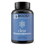 BoostCeuticals Phosphatidylserine 100mg with Ginkgo DMAE Gotu Kola - Memory, Stress & Cortisol Support, Cognitive Focus, Sleep Health, Brain Function Supplement, 90 Capsules