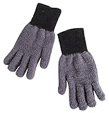 Sophisti-Clean Dusting Gloves for Tables, TV's and Lamps, A House Cleaning Tool, Quickly and Easily Clean, Colors May Vary