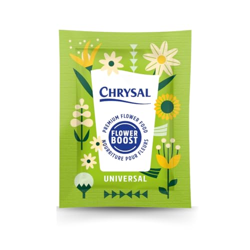 Book Cover Chrysal Clear Flower Food Packets – Single Packet – Flower Arrangements & Bouquets – Floral Supplies for Fresh Flowers – Fresh Flower Arrangements Supplies – Ideal Florist Supplies- 100 Ct-5g/.5 liter