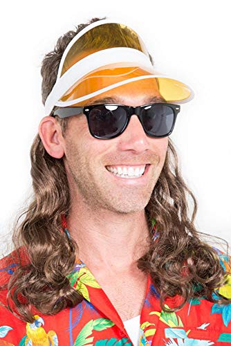 The Kook Mullet Wig Visor