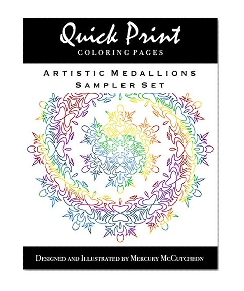 Mandala Sample Pack: 5 Sample Coloring Pages from Medallions