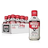 Muscle Milk Original Protein Shake, Cookies 'N Crème, 34g Protein, 17 FL OZ (Pack of 12)