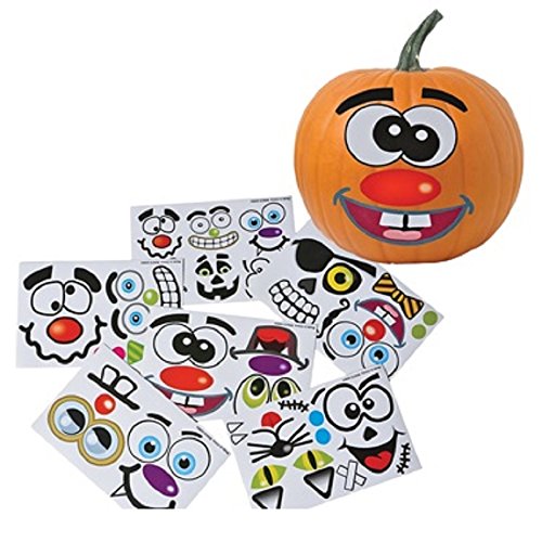Book Cover Make Your Own Jack O Lantern Halloween Sticker Set (Package of 12 Sticker Sheets)