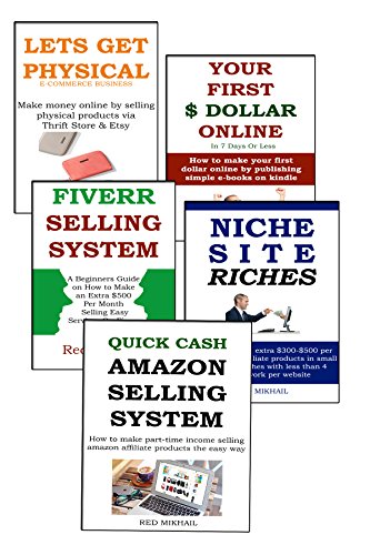 POWER FIVE HOME BASED BUSINESS BUNDLE: ECOMMERCE - FIVERR - NICHE SITE - AMAZON AFFILIATE - KINDLE PUBLISHING
