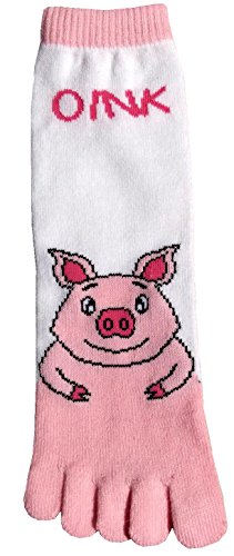 Book Cover I Love Pig Collection (Toe Socks)