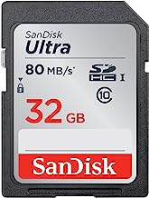 SanDisk Ultra 32GB Class 10 SDHC UHS-I Memory Card up to 80MB/s (SDSDUNC-032G-GN6IN)