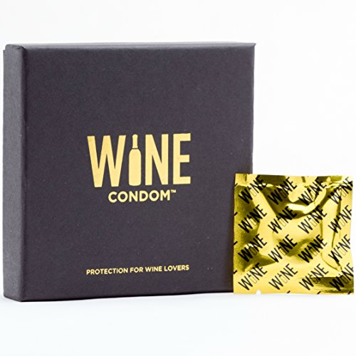 Book Cover Wine Condoms | Wine & Beverage Bottle Stopper | Air-Tight Grip | Prolong Beverage Freshness | FUNctional Novelty Gift | Food Grade 100% Rubber Latex | Tuxedo Black | Set of 6