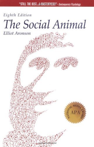 By Aronson - The Social Animal (A Series of Books in Psychology) (8th Edition) (1998-09-16) [Paperback]