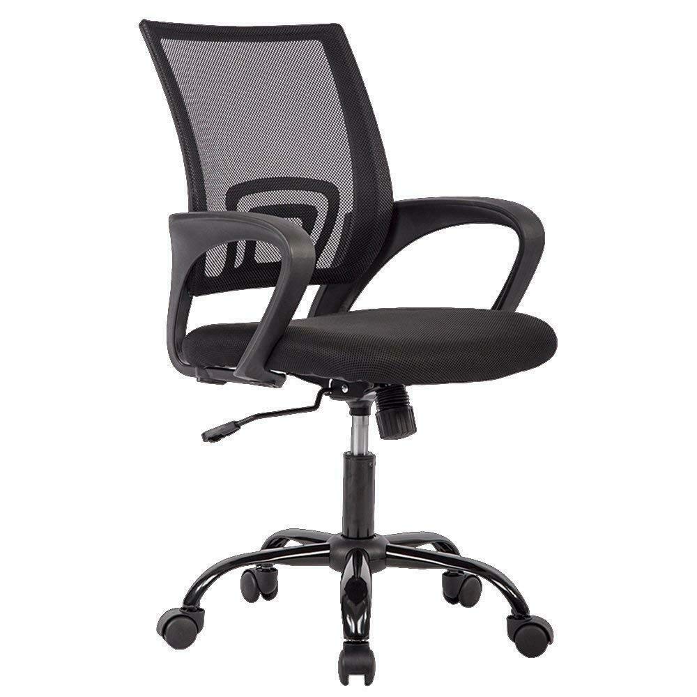 Book Cover BestOffice Executive Desk Chair for Office which is Ergonomically Made with Armrest & Lumbar Support, Mesh & Foam (Black)