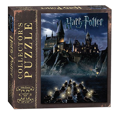 Book Cover USAOPOLY World of Harry Potter 550Piece Jigsaw Puzzle | Art from Harry Potter & The Sorcerer's Stone Movie | Official Harry Potter Merchandise | Collectible Puzzle