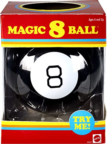 Book Cover Magic 8 Ball Kids Toy, Retro Themed Novelty Fortune Teller, Ask a Question and Turn Over for Answer [Amazon Exclusive]
