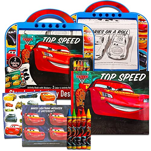 Book Cover Disney Cars Coloring Book Set (Coloring Activity Set Featuring Lightning McQueen)