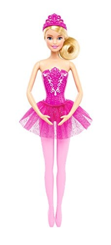 Book Cover Barbie Fairytale Ballerina Doll, Pink