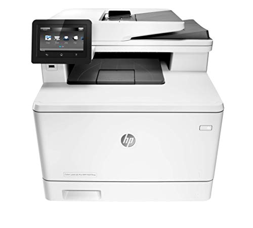HP LaserJet Pro M477fnw All-in-One Wireless Color Laser Printer with Built-in Ethernet, Amazon Dash Replenishment ready (CF377A)