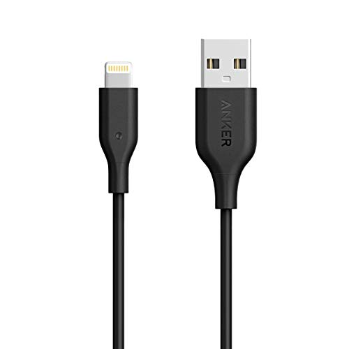 Anker PowerLine Lightning Cable (3ft), MFi Certified High-Speed Charging Cord Durable for iPhone XS / XS Max / XR / X / 8 / 8 Plus / 7 / 7 Plus, and More (Black)