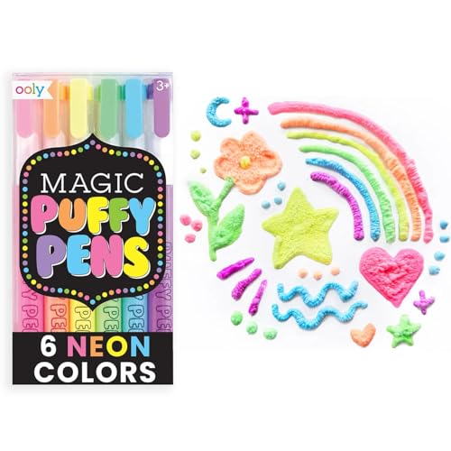 OOLY, Magic Puffy Pens, Set of 6 (132-061)