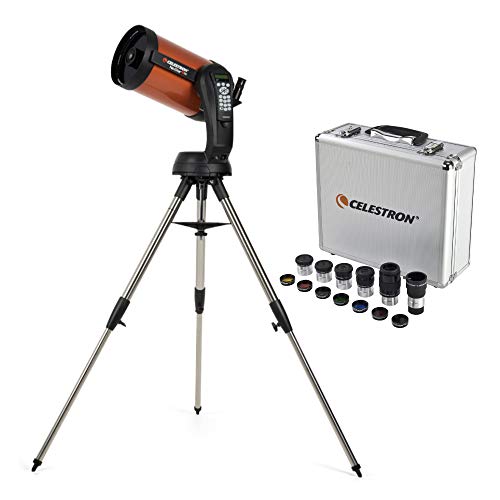 Celestron NexStar 8SE Schmidt-Cassegrain Computerized Telescope Bundle with Telescope Eyepiece/Filter Accessory Kit (2 Items)