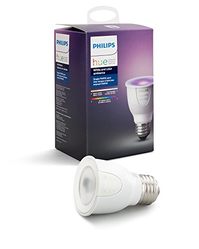 Book Cover Philips Hue White and Color Ambiance PAR16 Dimmable LED Smart Spot Light (Works with Alexa Apple HomeKit and Google Assistant)