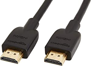 AmazonBasics Câble HDMI 2.0 haut débit Compatible Ethernet / 3D / retour audio [Nouvelles normes] 1,8 m