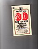 30 Days To A More Powerful Vocabulary by Dr. Wilfred Funk, Norman Lewis (May 3, 1984) Paperback Revised