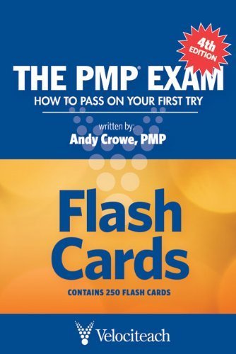 The PMP Exam: Flash Cards (Test Prep series) by Andy Crowe (May 1, 2010) Cards 4th