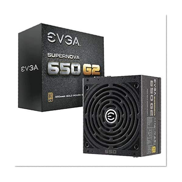 EVGA SuperNOVA 650 G2, 80+ GOLD 650W, Fully Modular, EVGA ECO Mode, 7 ans Garantie, inclue le testeur d'auto-alimentation GRATUIT Alimentation PC 220-G2-0650-Y2