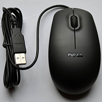 Dell Genuine MS111-P USB Optical Mouse 3 Button Wheel MICE 0X9DCG Original New