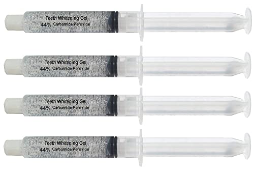 Bright White Smiles Wholesale Teeth Whitening Refill Gel Kit (4) 10cc Syringes 44% Carbamide Peroxide Bleaching Product