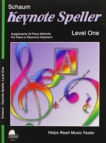 Keynote Speller: Level 1 (Schaum Publications Keynote Speller) by Schaum, John W. (August 1, 1985) Paperback