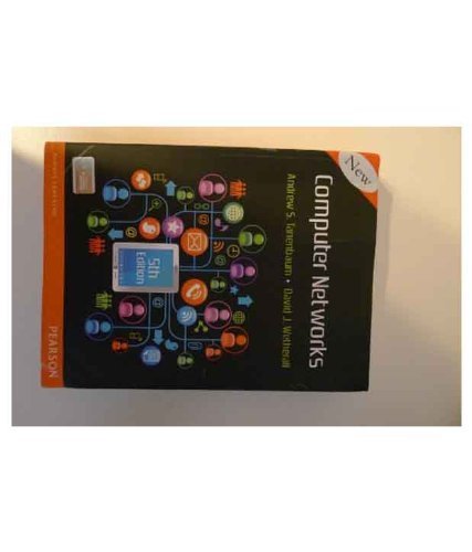 Computer Networks by Tanenbaum (January 1, 2012) Paperback 5th