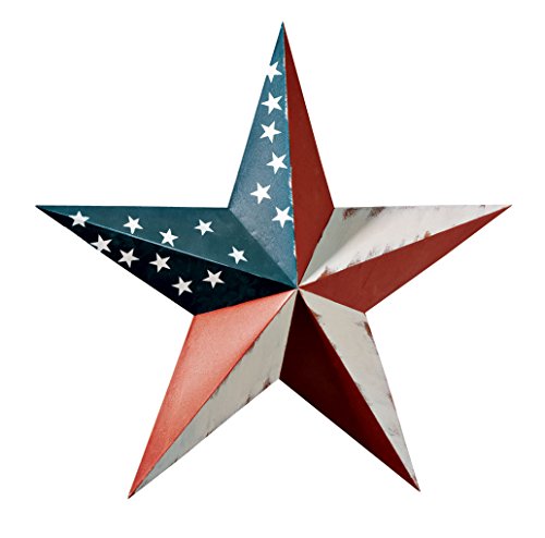 Book Cover Miles Kimball 341684-840853123187 Maple Lane CreationsTM American Barn Star, One Size Fits All, Multi