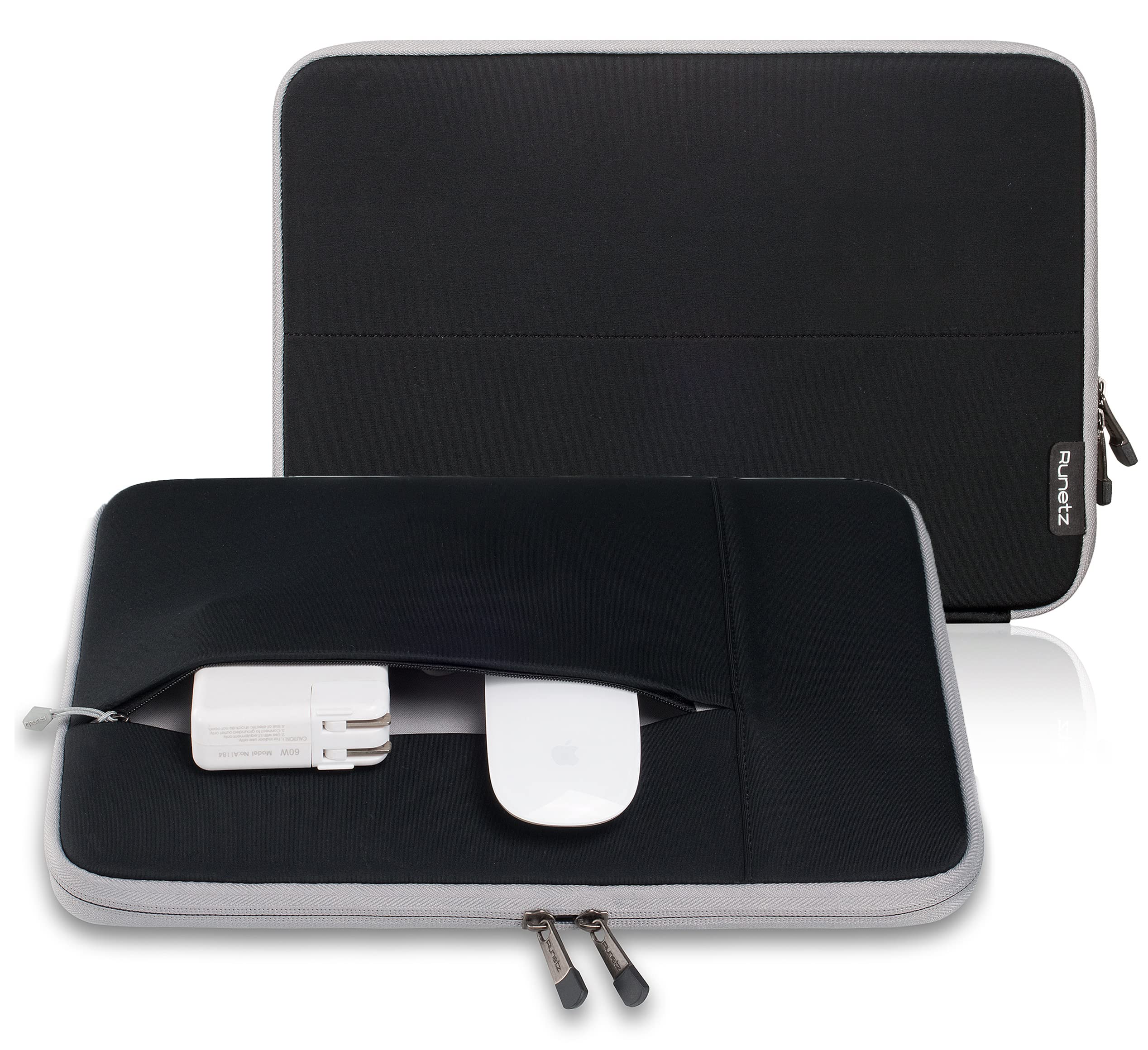 Runetz 16 inch Laptop Sleeve Compatible with Apple MacBook Pro 16 inch Sleeve 2021 2022 A2485 A2141 Neoprene 16 inch MacBook Pro Sleeve Laptop Case 16 inch Laptop Case 16 Laptop Sleeve 16 inch, Black Black 16 inch MacBook Pro