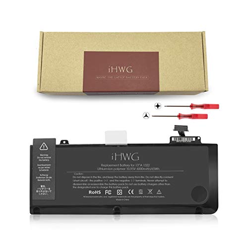 HWG A1322 Battery for Apple MacBook Pro 13" A1322 A1278 (2009 2010 2011 Version) 661-5229 661-5557 020-6547-A MB990LL/A MB991LL/A
