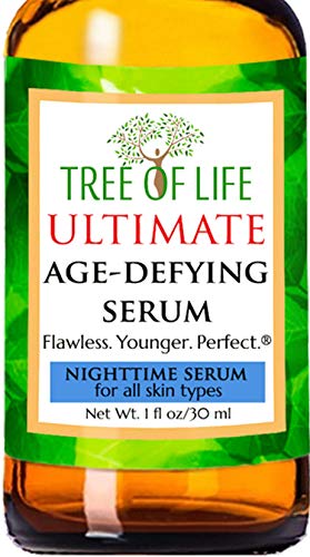 Book Cover Nighttime Serum for Face and Skin Anti Aging Serum
